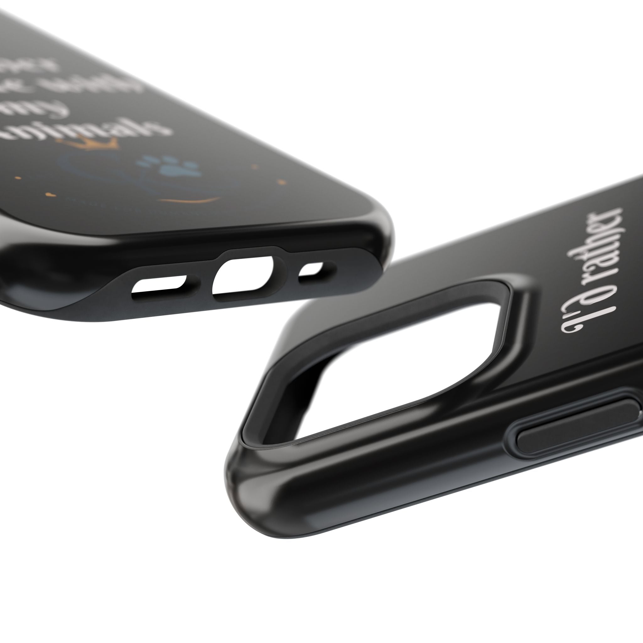 Creature Kingdom "I'd Rather Be Home With My Animals" Magnetic Phone Case