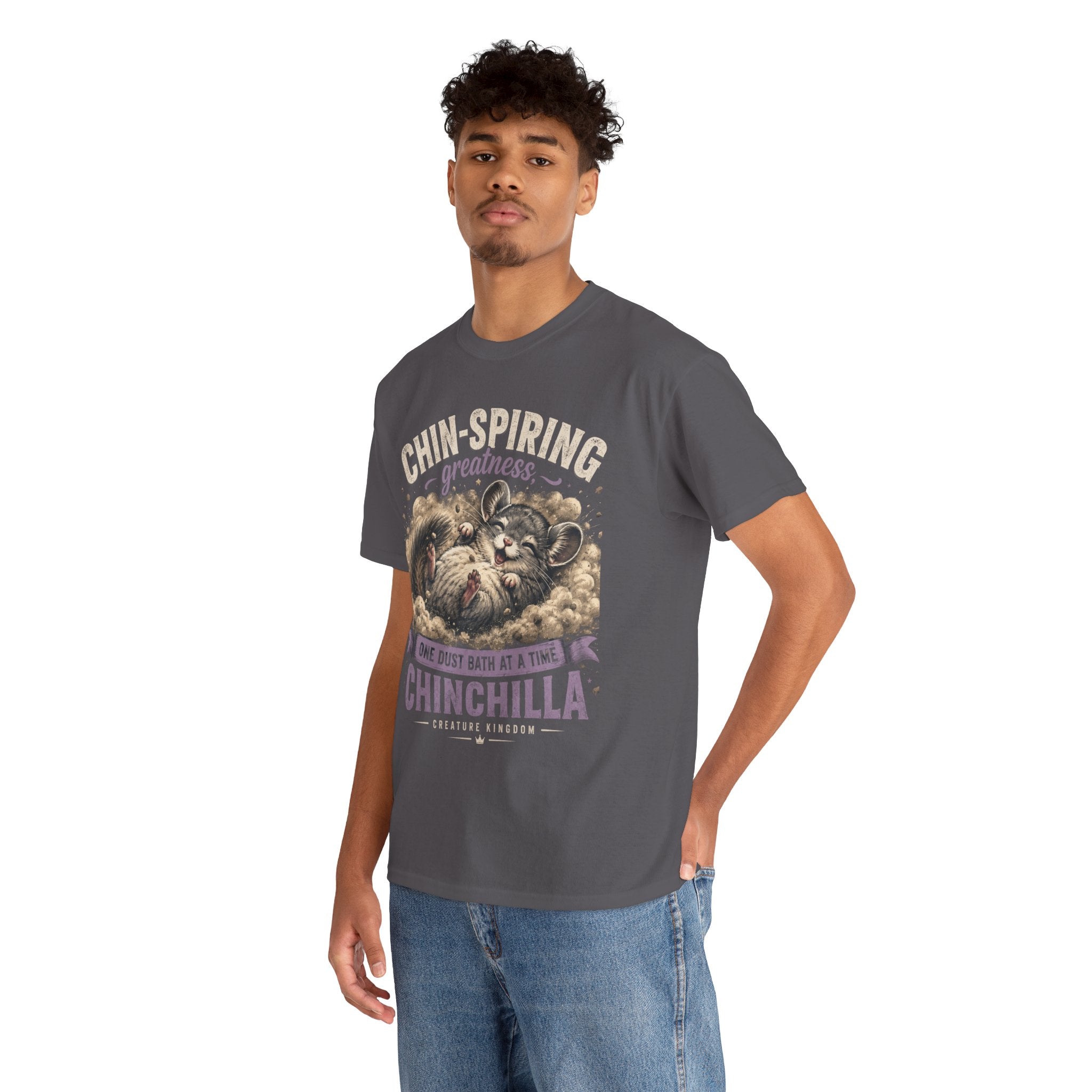 Creature Kingdom "Chin-Spiring Greatness" Chinchilla Tee