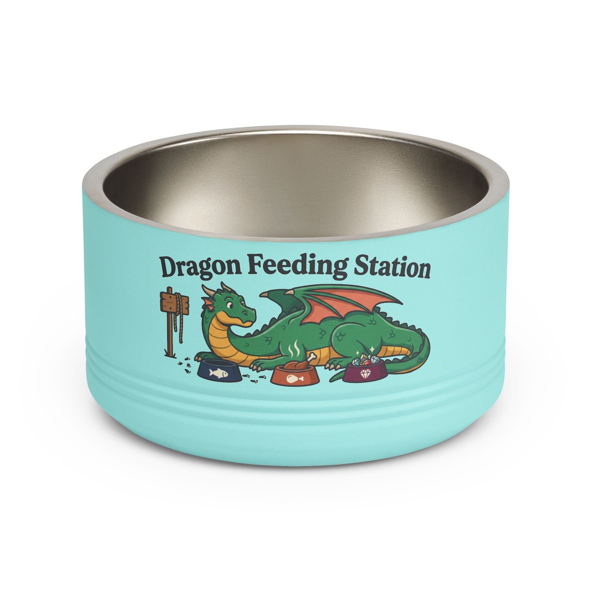 Creature Kingdom "Dragon Feeding Station" Reptile Pet Bowl
