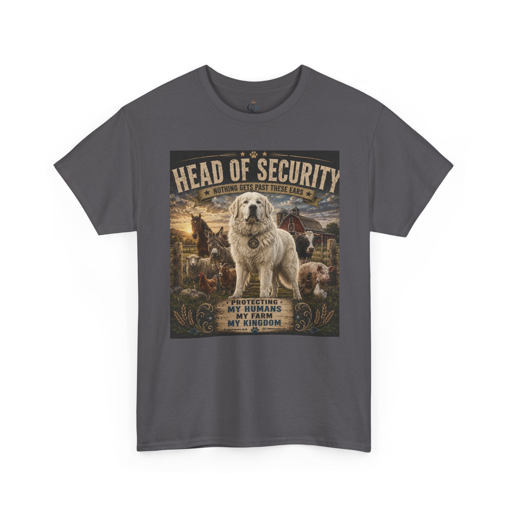 "Head of Security" Great Pyrenees Tee
