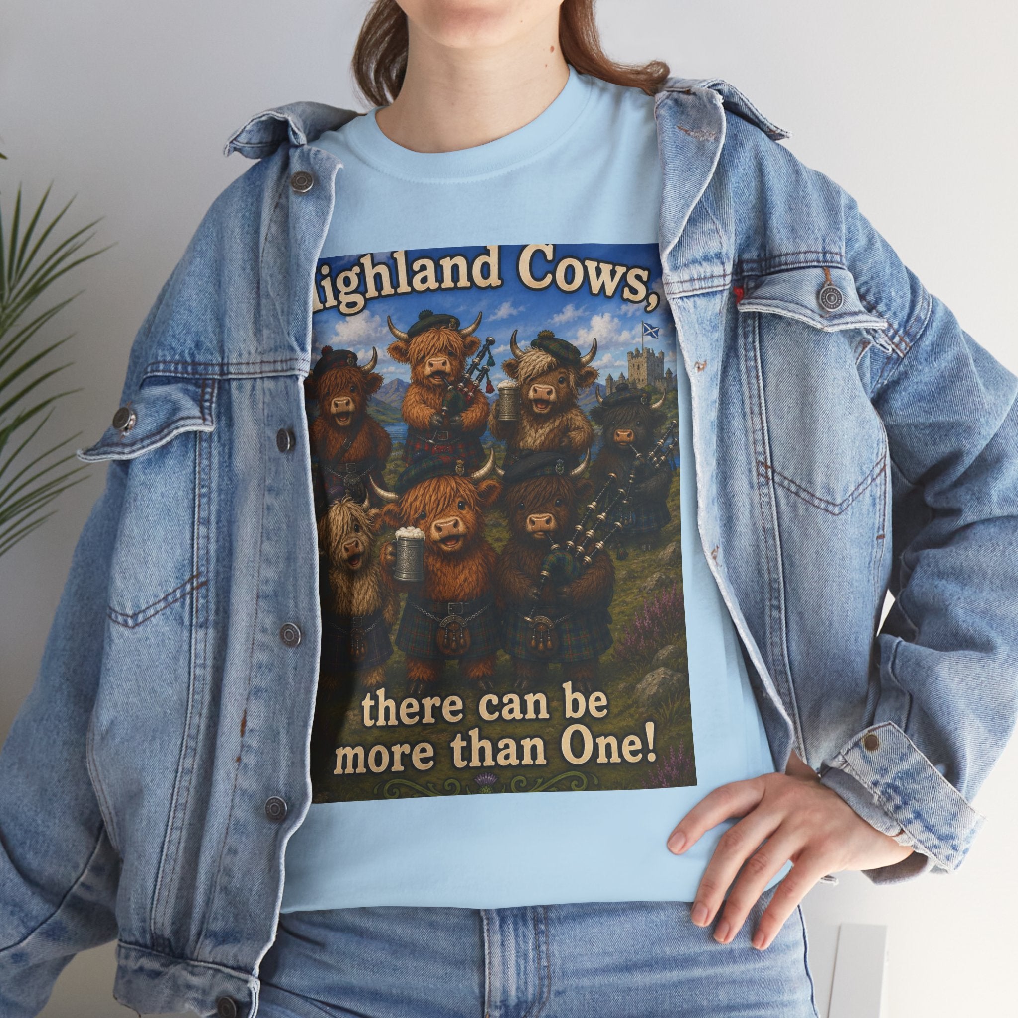 Creature Kingdom "Highlander Cows, There Can Be More Than One!" Highlander Cow Tee