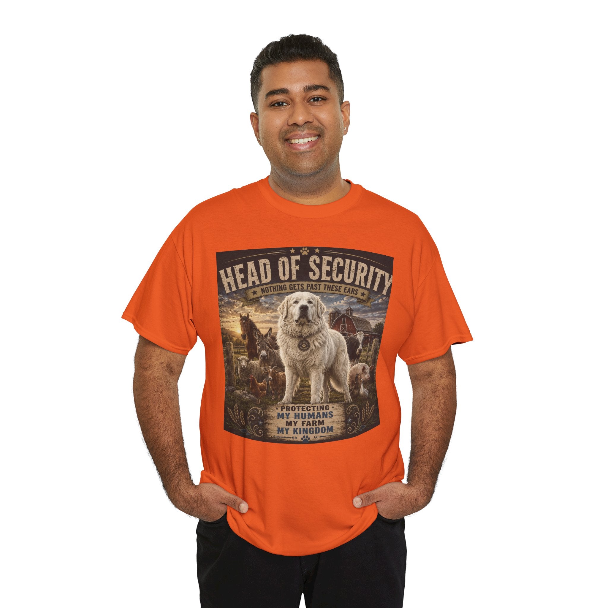 "Head of Security" Great Pyrenees Tee